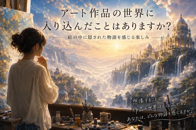 アート作品の世界に入り込んだことはありますか?|絵の中に隠された物語を感じる楽しみ